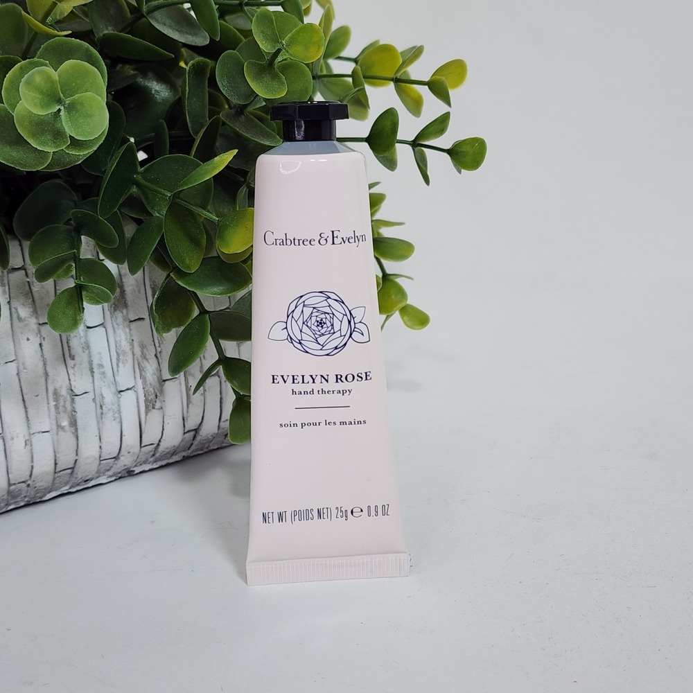 Crabtree & Evelyn Evelyn Rose Hand Therapy Cream  ~ 0.9 oz / 25 g